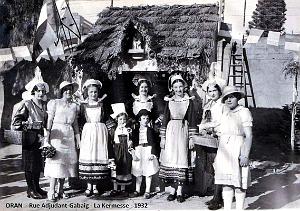 Oran - Rue Adjudant-Gabaig - Kermesse - 1932